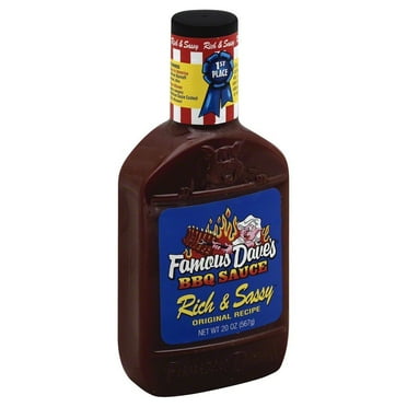 Famous Dave's Hot and Sassy BBQ Sauce, 2 Pack - Walmart.com