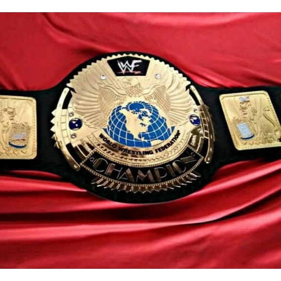 55sportswear Unisex Cowhide Leather Big Eagle Wrestling Championship Replica Belt, Red, One Size