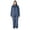 Blue Indigo, variant on Athletic Works Women's Plus Active Velour Zip-up Jacket and Pant Tracksuit Set, Size 1X-4X