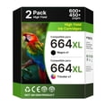 thumbnail image 1 of WISETA Cartuchos de Tinta Compatible para HP 664 664XL Compatible con HP DeskJet Ink Advantage 1115 2135 3630 2675 3635 3775 3835 4535 4675 5075 (1 Negro 1 Color), 1 of 7