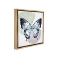 thumbnail image 4 of Stupell Industries Butterfly with Subtle Shapes Animals & Insects Painting Brown Floater Framed Canvas Art Print Wall Art, 25 x 25, 4 of 10