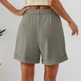 thumbnail image 6 of Woman’s Shorts Womens Casual Shorts Stylish Women's High Waist Tailored Shorts for Casual Work and Summer Outings Comfortable Pleated Design with Pockets for Everyday and Dressy Occasions, 6 of 6