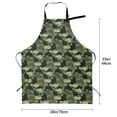 thumbnail image 5 of Lsque Camouflage Shark Waterproof Apron Chef Aprons for Men Heavy Duty Chemical Work Apron Extra Long Grilling Aprons with Adjustable Bib Apron, 5 of 9