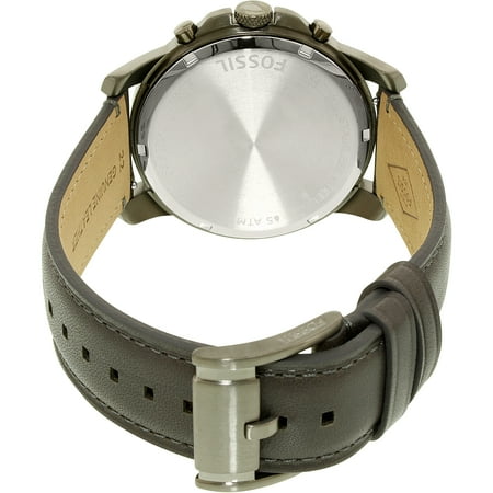 Fossil Men s Grant FS5183 Grey Leather Quartz Dress Chile Ubuy