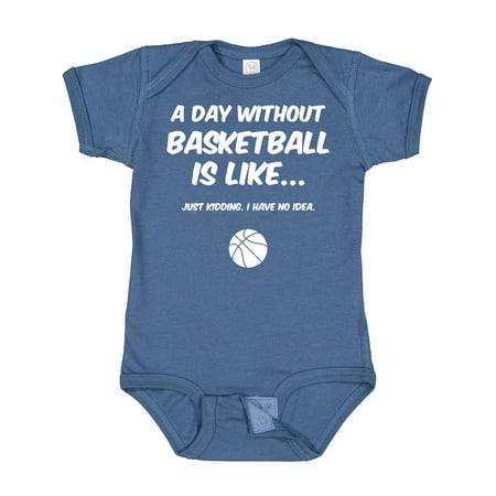 

Inktastic Day Without Basketball 2 Gift Baby Boy or Baby Girl Bodysuit