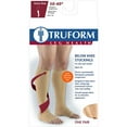 thumbnail image 2 of TRUFORM Unisex Open Toe Below Knee Dot Band 30-40mmHg (Beige) Small, 2 of 7