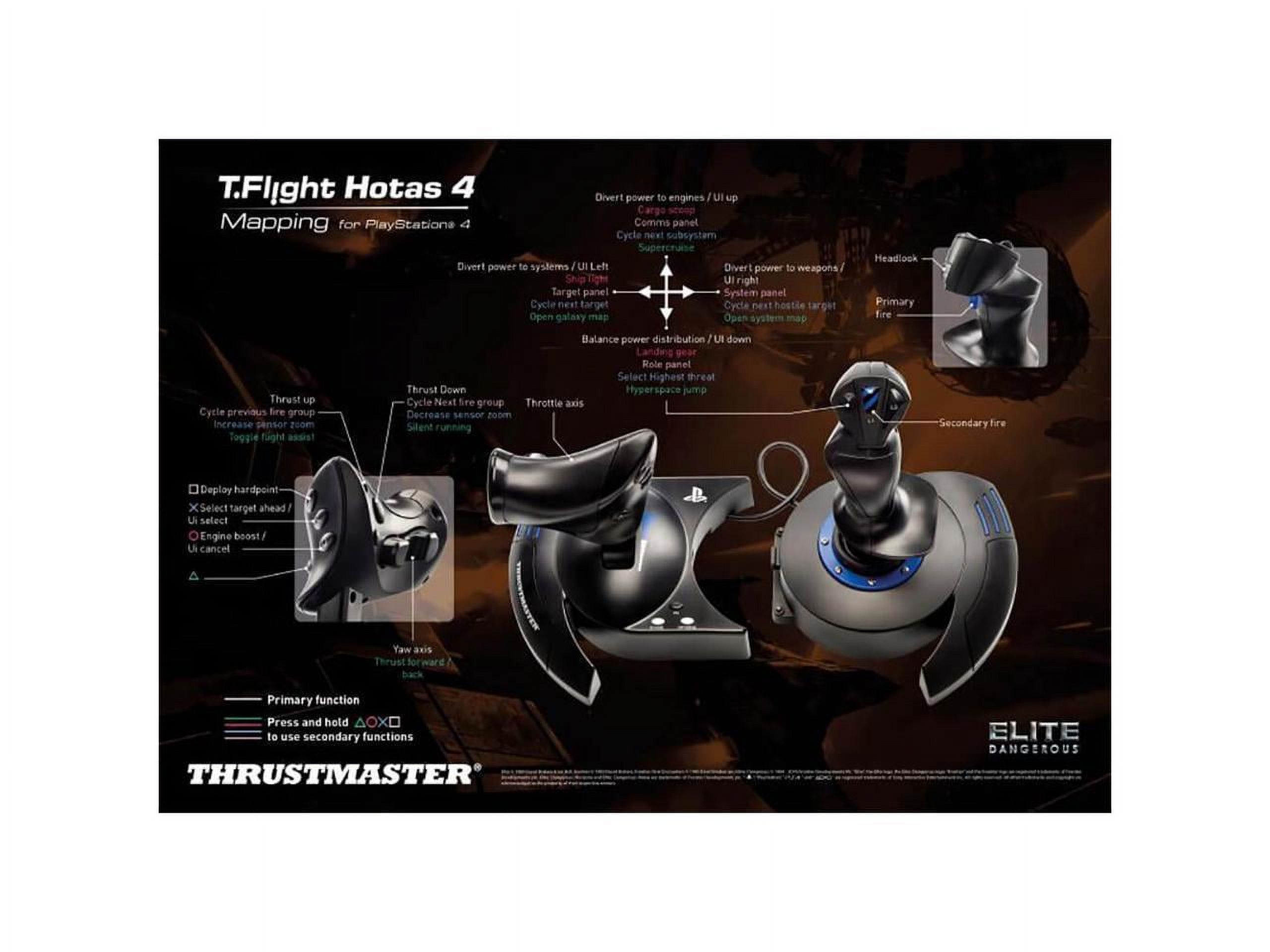 Thrustmaster T-Flight Hotas 4 - Joystick and Throttle - Wired - for Sony PlayStation 4 - image 5 of 14