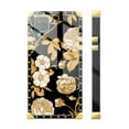 thumbnail image 3 of FKBRCL4U Compatible with Samsung Galaxy A12 Case, Blooming Rose Golden Flower Luxury Golden Decoration for Girl Women Soft TPU Shockproof Protective Hard PC Back, 3 of 7