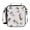 Dogs in Various Poses, variant on Insulated Square Lunch Bag with Side Mesh Pocket Fashion Lunch Box Reusable Lunch Tote 10.5" x9.5" x3.5" Cute Bees and Honeycomb Pattern
