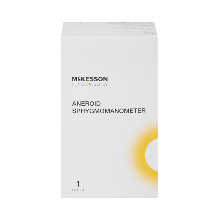 McKesson LUMEON Aneroid Sphygmomanometer, Blood Pressure with Cuff, Small,  20 Ct 