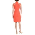 thumbnail image 2 of Akris womens  Halter Wool Sheath Dress, 4, Orange, 2 of 3