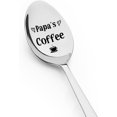 thumbnail image 1 of Papa's Coffee Spoon Gifts for Dad Father's Day Gifts for Men Papa Granddad Birthday Christmas Gifts for Father Granddaddy I Love You Gifts for Granddad Father Tea Ice Cream Spoons for Dads Grandpa, 1 of 6