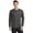 Dark Heather Grey, variant on Port & Company Long Sleeve Fan Favorite Tee-L (Athletic Kelly)