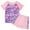 B, variant on Gyratedream Little Girls 2-Piece Swimsuit Set Short Sleeve Top Short Pants Bathing Suit with UPF 50  Sun Protection
