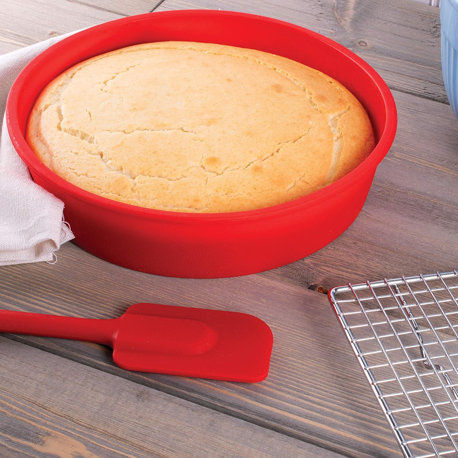 Mrs. Anderson's Baking Silicone 9x9 inch Cake Pan