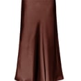 thumbnail image 2 of LYMAYTER Women's Satin High Waist Skirt‌ Luxury Party Long Skirt Date Dinner Maxi Skirts for S-XL, 2 of 9