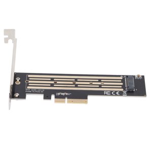 Carte de transfert, M-Key NVMe M.2 vers PCIE-4X Expérience de haute vitesse SSD Carte d'expansion pour transfert de données pour stockage de données