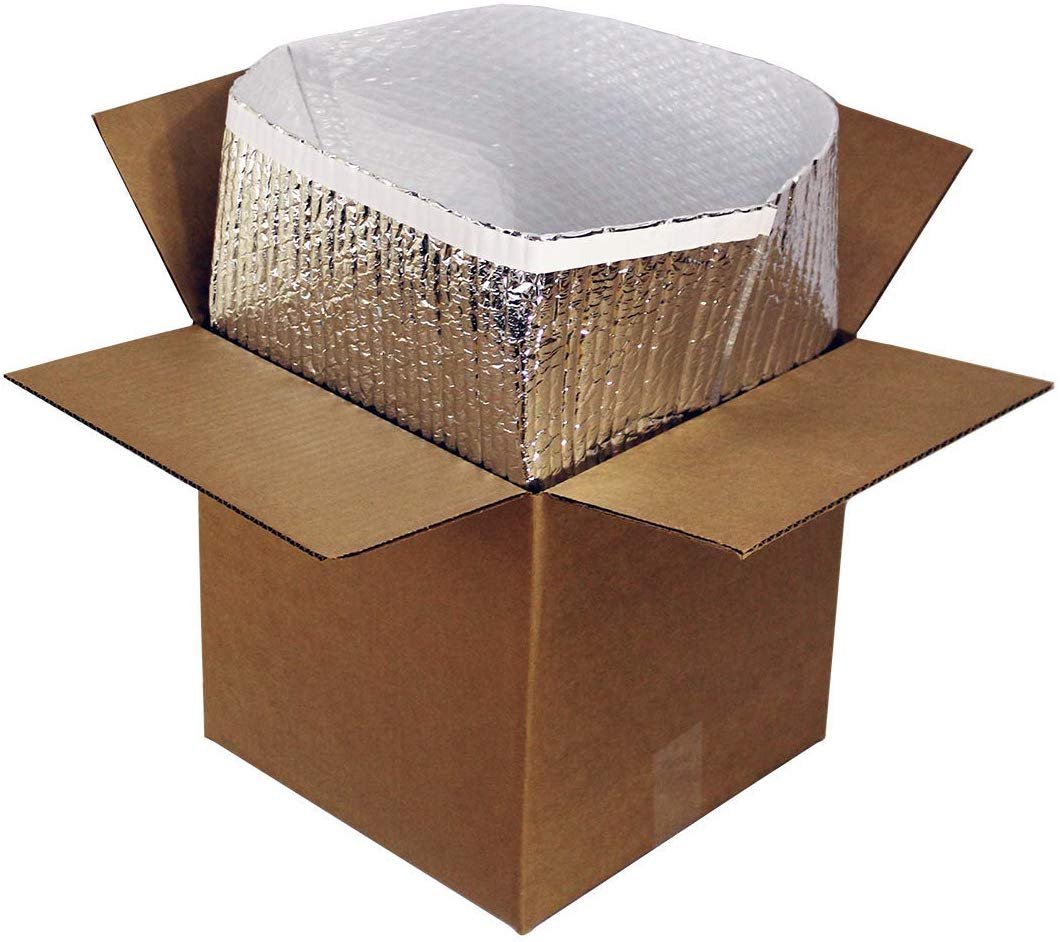Thermal Box Liners 14x14x6 Metalized Box Liners 14 x 14 x 6. Pack of