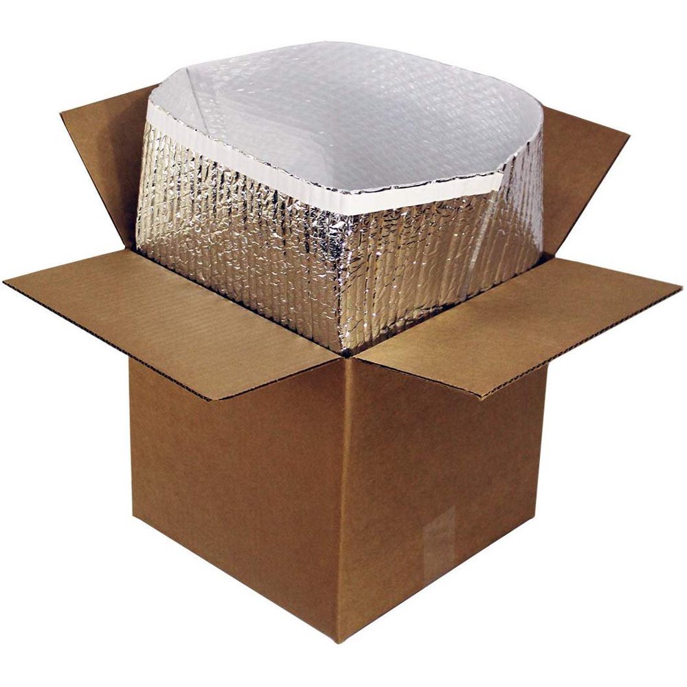 Thermal Box Liners 14x14x6 Metalized Box Liners 14 x 14 x 6. Pack of
