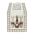 thumbnail image 1 of Dsscvnef Easter Table Flag Holiday Bunny Egg Little Printed Linen Tablecloth Easter Home Decorations Easter Quilted Table Patterns Lace Table Runners 36 Inches, 1 of 6