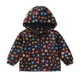 thumbnail image 2 of Cowsor Toddler Baby Fall Jacket Girls Boys Cute Cartoon Windbreaker Coats Rain Jacket Hooded Zip Light Outerwear, 2 of 7