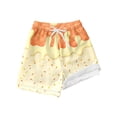 thumbnail image 4 of LRen Boys Swim Trunks with Compression Liner Kids Quick Dry Bathing Suit Boy Ice Cream Baseball Summer Swim Shorts, 4 of 6