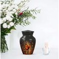 thumbnail image 7 of JAGASY Butterfly Burial Urn for Ashes Adult Male and Female - Decorative Keepsake Urn for Ashes for Women - Small Leaf Cremation Urns - Black Funeral Urns for Mom - ( 3 Inch ), 7 of 7