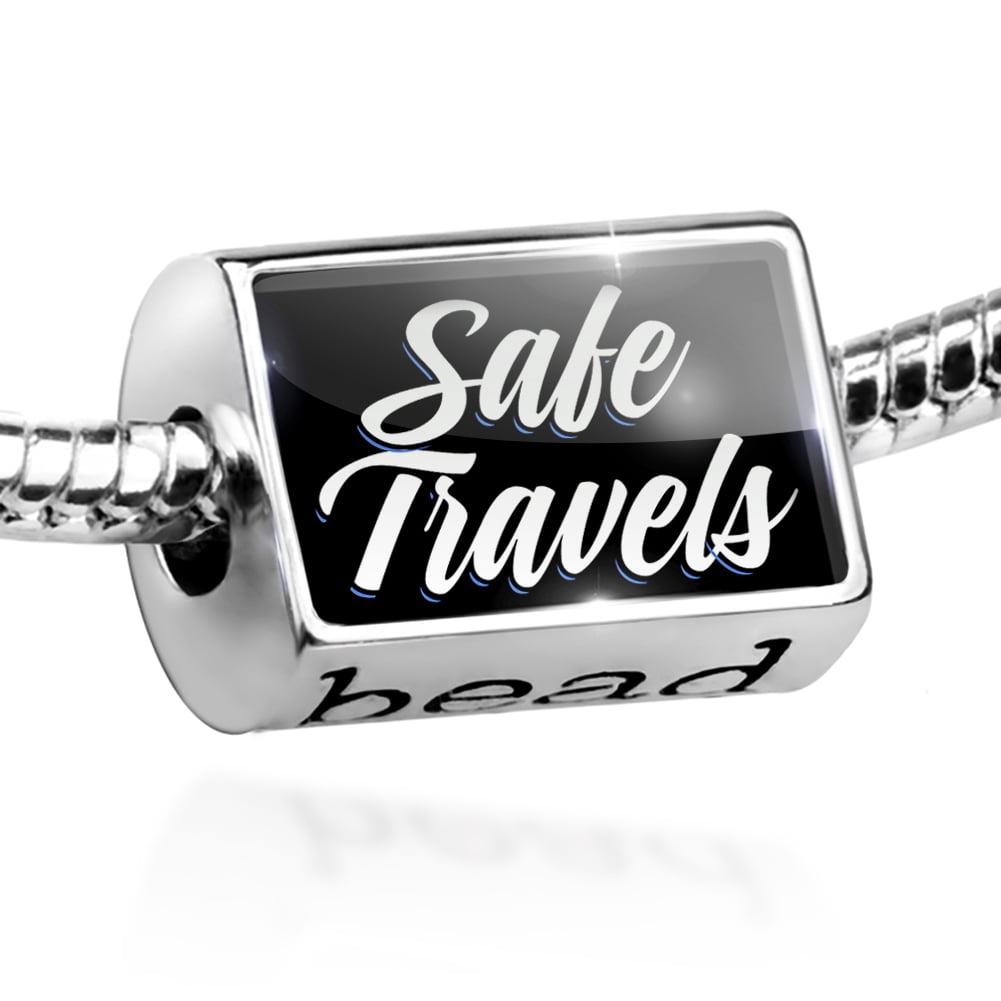 Bead Classic design Safe travels Charm Fits All European Bracelets