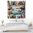 thumbnail image 5 of Grand Theft Auto Tapestry Luxury Wall Hanging Tapestries Decor Gift For Bedroom Living Room Dormitory Aisle Mural Blanket, 5 of 8