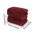 thumbnail image 2 of Towel Turkish Cotton Bath Sheets 700 GSM 35 X 70 Inch, Burgundy, 2 of 2