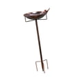 thumbnail image 1 of Alimentador de pájaros de hierro Baño de pájaros de metal Gran capacidad Accesorios de instalación fácil Adorno para niños Entusa de los pájaros al, 1 of 8