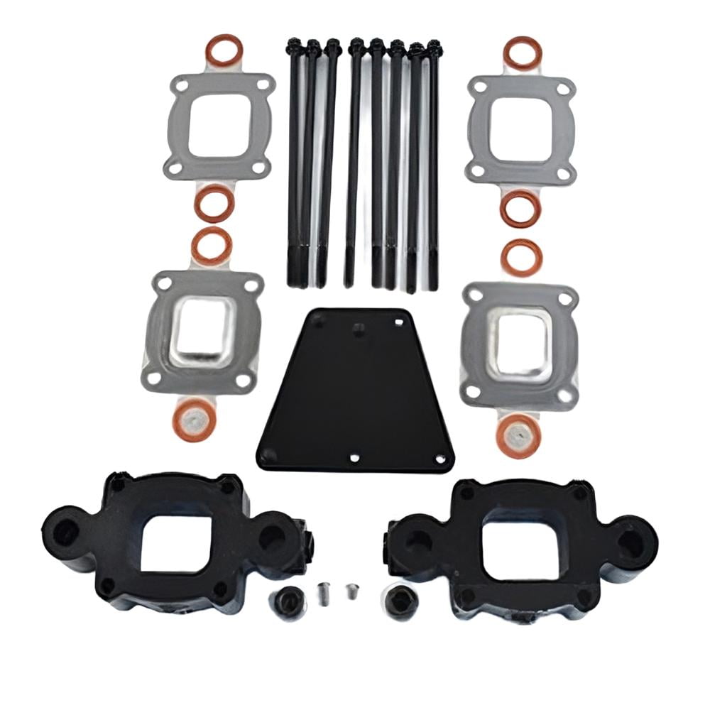 OEM Grade Dry Joint Riser Spacer Kit 1.7" Compatible with 2002-Up MerCruiser 4.3L 5.0L 5.7L 6.2L V6 V8 Replaces 865995A01 50170G GLM 50170
