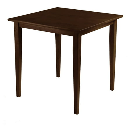 Winsome Wood Groveland Square Dining Table, Walnut