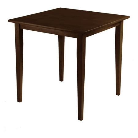 Winsome Wood Groveland Square Dining Table Walnut Finish Winsome Wood Groveland Square Dining Table Walnut Finish