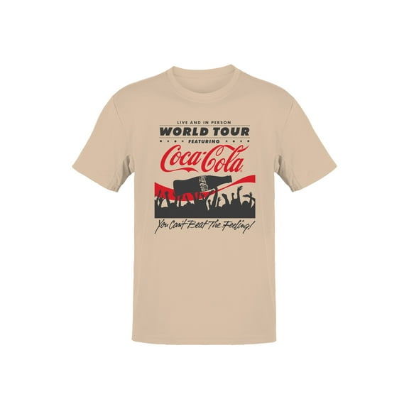 Officially Licensed Coca Cola World Tour Graphic Art Men's T-shirt