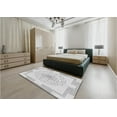 thumbnail image 4 of Ahgly Company Indoor Rectangle Patterned Platinum Gray Area Rugs, 6' x 9', 4 of 6