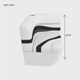 thumbnail image 5 of Horizon Manufacturing Elite Series Pontoon Radius Corner Cushion Set Only 3207-AAEC White/Red/Charcoal (Base Sold Separately 3011-AA), 5 of 6