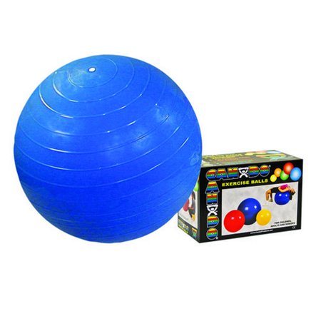 CanDo inflatable ball, blue, 85 cm (34"), boxed