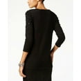 thumbnail image 2 of Alfani Embellished Swing Sweater Deep Black L, 2 of 2