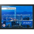 thumbnail image 4 of ArtToFrames 27.5x19.7 Inch - 70x50 CM Black Puzzle Frame for 1000 piece Puzzles.1.25 Inch Custom MDF Puzzle Frames, Black - Comes with Economy Acrylic, 4 of 7