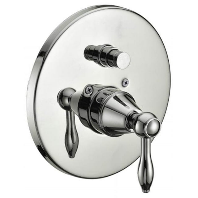 Pressure Balancing Diverter Valve Trim - Lever Handle - Brushed Nickel