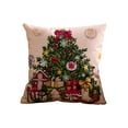 thumbnail image 2 of Uutvery Christmas Printed Pillow Cover,Christmas Theme 17.72x17.72 Inches,Xmas Snowflake Tree Pillow Cover,Merry Christmas Farmhouse Decor,Winter Decor Pillows for Home Couch Bed Living Room, 2 of 7