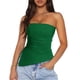 thumbnail image 1 of Top Bandeau PRETTYGARDEN 2025 Sin Tirantes Fruncido Verde M, 1 of 6