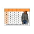 thumbnail image 5 of hirigin Women Sweater Knit Pullover Long Sleeve Stand Collar Zipped Solid Tops for Casual Daily, 5 of 5