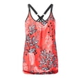 thumbnail image 5 of MKLEKYY Bikini Mujer Traje De Baño New Swimwear Split Women'S Printing Square Corner Tankini Swimwear Top, 5 of 5