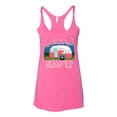 thumbnail image 3 of Happy Glamper | Fancy Camping Camper Van Caravan | Nature Lover Tri-Blend Racerback Sleeveless Top, Vintage Pink, L, 3 of 5