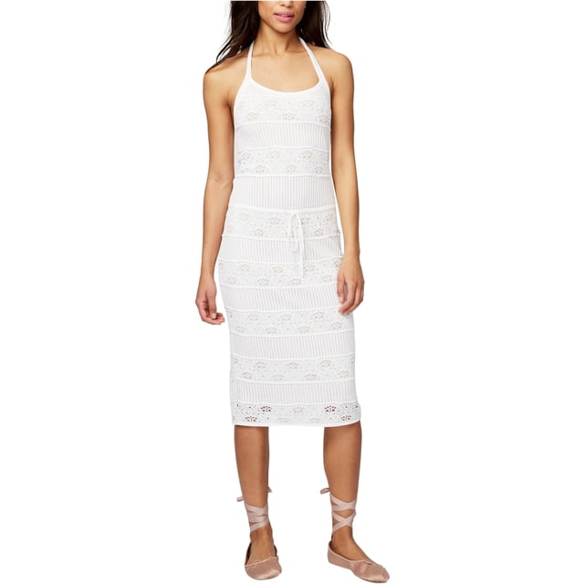 Rachel Roy Vestido acampanado de encaje para mujer, blanco, grande