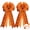 Design 1, variant on Fall Bows Thanksgiving Bows for Wreath Fall Decoration for Home Orange Ribbon Gift Bows Buffalo Plaid Check Pre-Tied Swag Bows Indoor Outdoor Décor 2PCS Design 1
