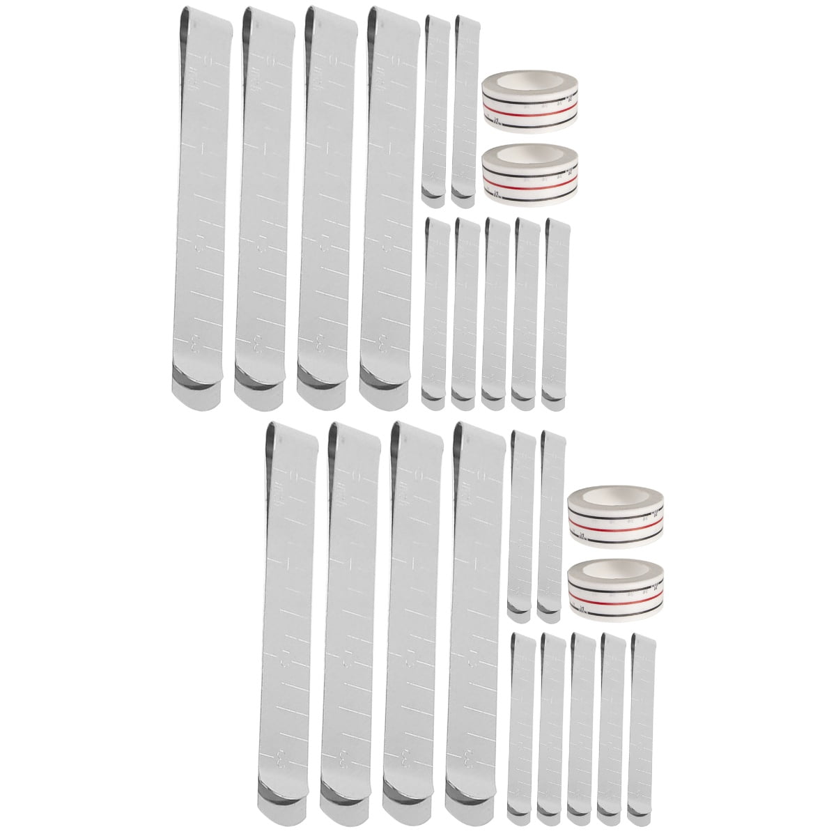 MLINS 2-Pack Knitting Clamps Hemming Clips Sewing and Quilting Clips for Handcraft Measuring and Fabric Holding