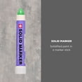 thumbnail image 2 of Sakura Solid Marker - Mess-Free Paint Marker for Indoor & Outdoor Applications - Multi-Surface - Low Odor, No Drip & Non-Toxic - Quick Drying in 5-10 Minutes - 13mm Tip - Fluorescent Green - 3 Count, 2 of 7